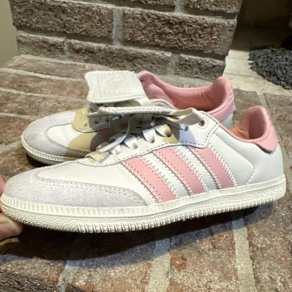 Adidas Humanrace Samba Womens Size 4 US ID3127 Pink Shoes - Picture 3 of 16